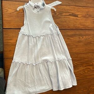 Pomander Place blue dress